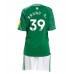 Newcastle United Bruno Guimaraes #39 Bortedraktsett Barn 2025-26 Korte ermer (+ Korte bukser)